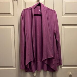 Coolibar Women's Cardigan in Purple size XL